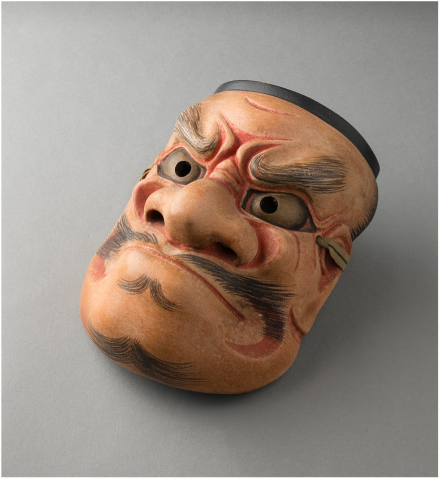 Noh Mask "O-beshimi" - Male Mask / 能面 大べし見 男面