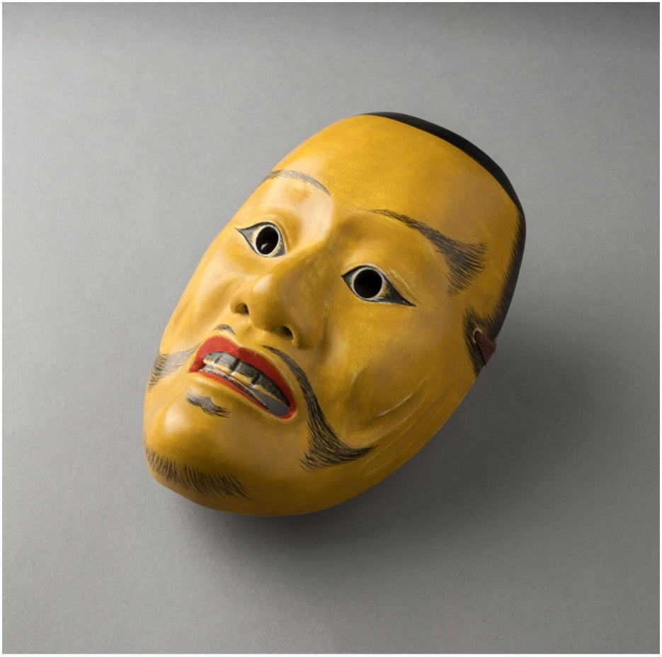 Noh Mask "Heida" - Middle-Aged Male Mask / 能面 平太(へいだ) 男面