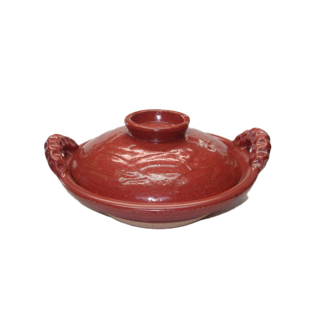 Aka-raku 9-inch Multi-purpose Pot / 赤楽9寸多用鍋