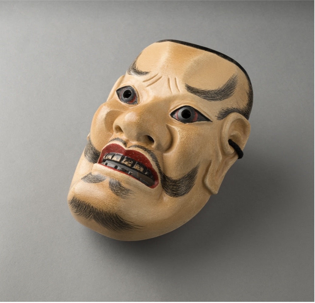 Noh Mask "Tenjin" - Buddha Mask / 能面 天神 仏面