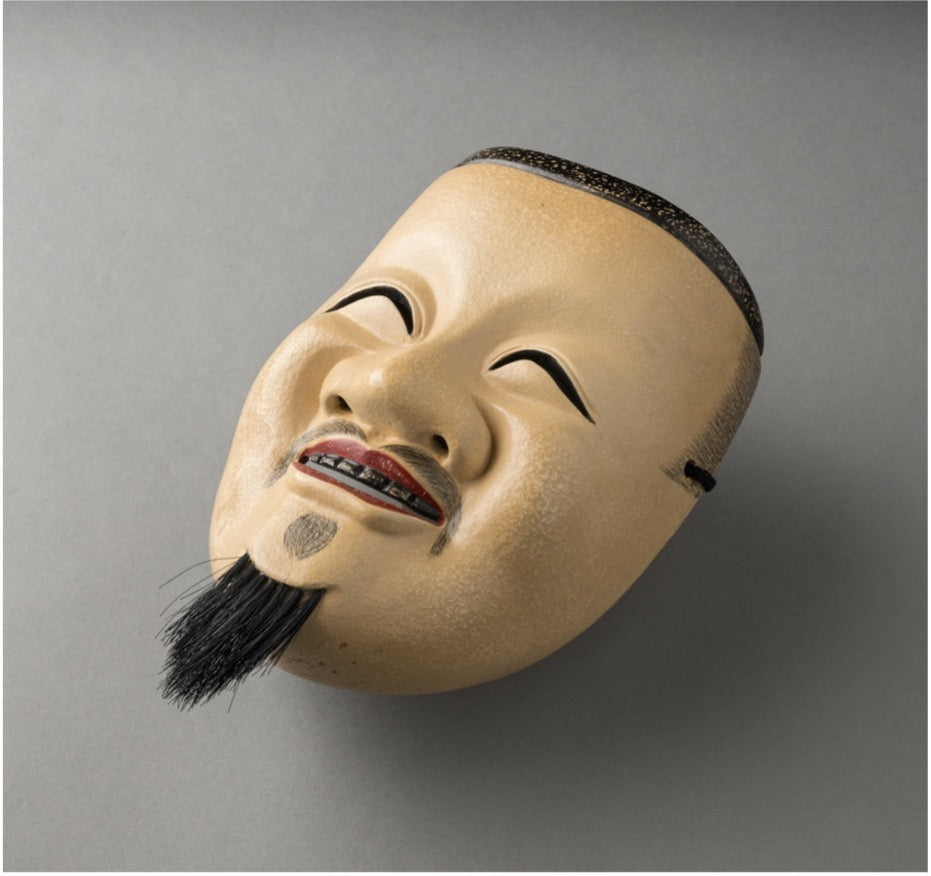 Noh mask "Enmei Kanjya" man mask / 能面 延命冠者 男面