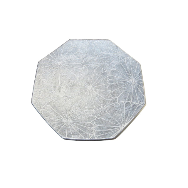 Black Lotus Eight-sided 8-inch Flat Bowl / ブラックロータス八角8寸平鉢