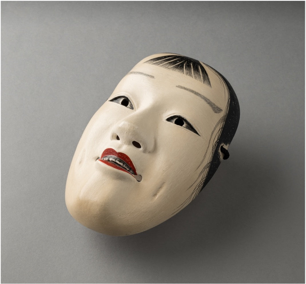 Noh Mask "O-kasshiki" - Male Mask / 能面 大喝食(おおかっしき) 男面