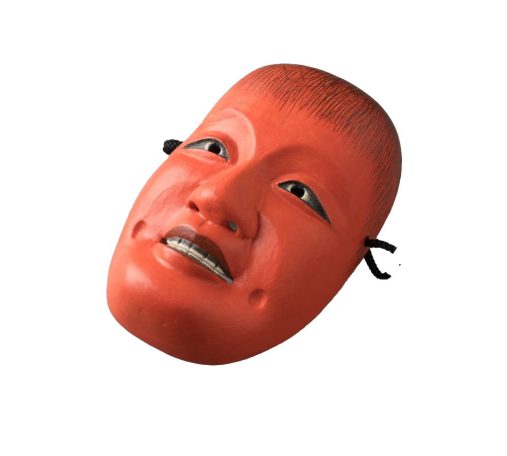 Noh mask "Shōjō" man mask / 能面 猩々(しょうじょう) 男面