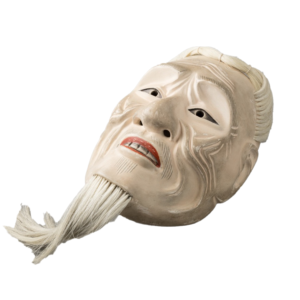Noh mask "Shiwajō" / 能面 皺尉(しわじょう) 尉面