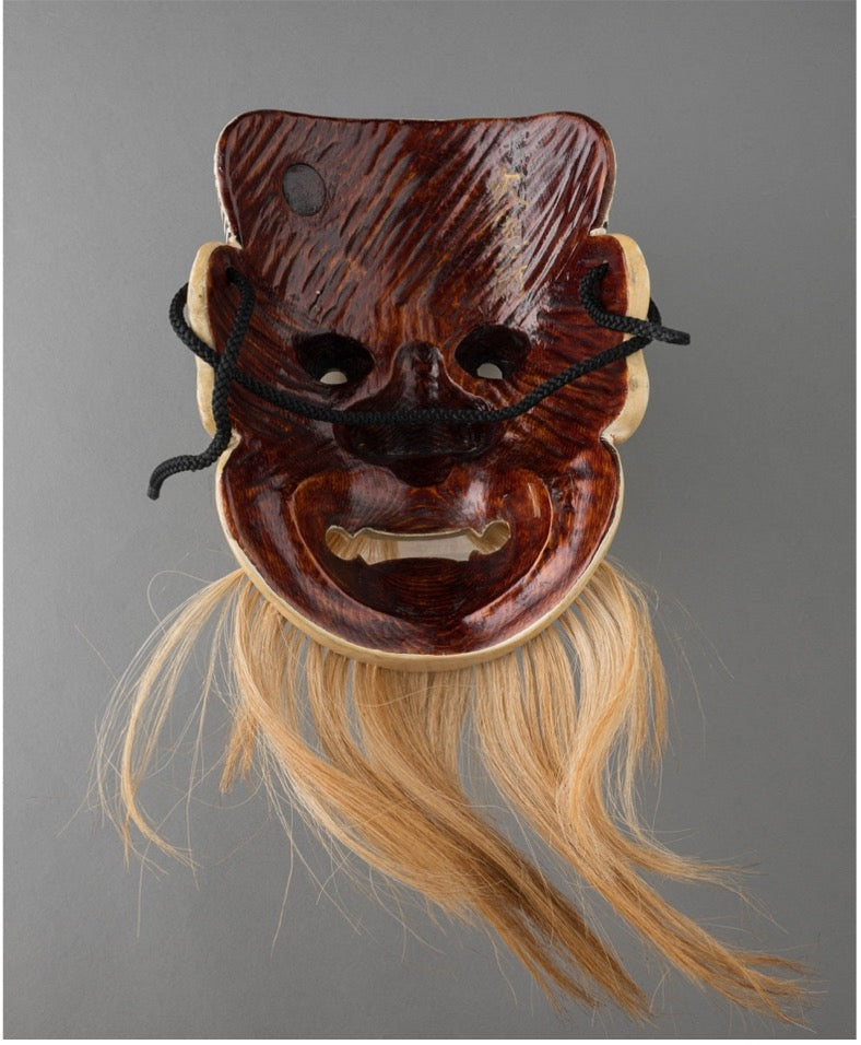 Noh mask "Hanakobu Akujō" / 能面 鼻瘤悪尉(はなこぶあくじょう) 鬼面