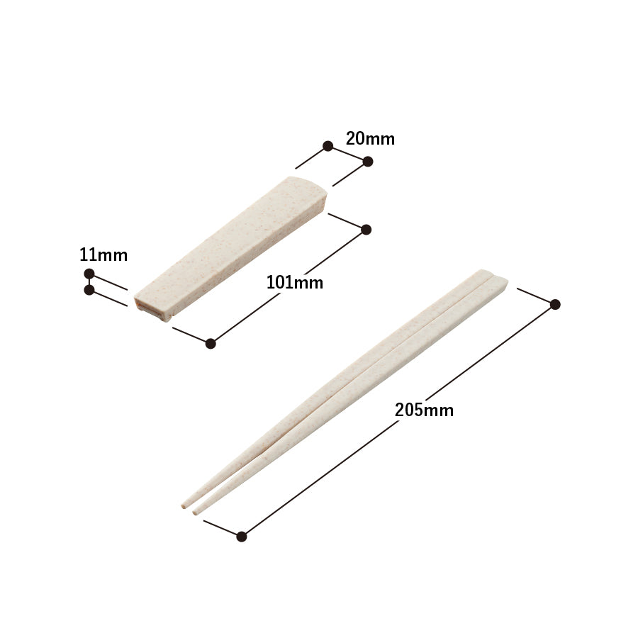 Chopsticks with Cap (Bamboo Fiber Insert Type)