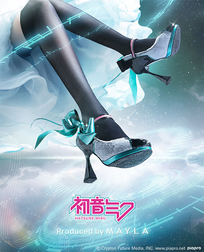HATSUNE MIKU ICONIQUE SHOES OBJET PUMPS