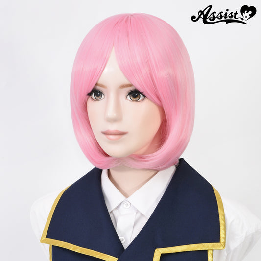 Cosplay Wig -  Fluffy Bob - Light Pink