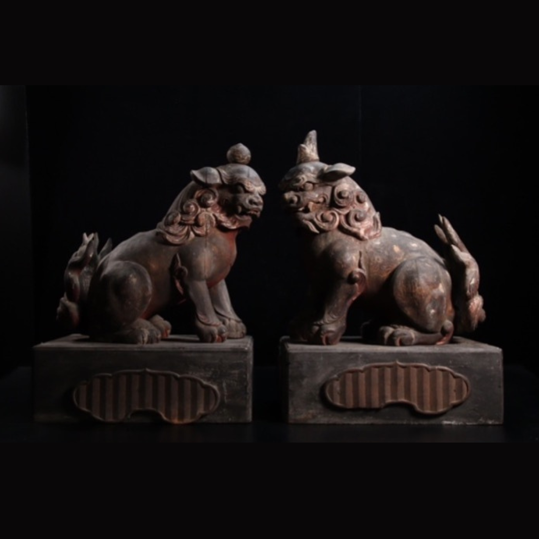 Komainu Pair : 狛犬一対