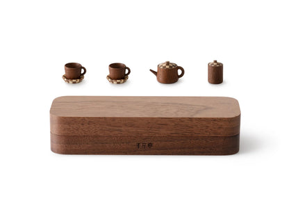 Miniature Tea Set Display Box