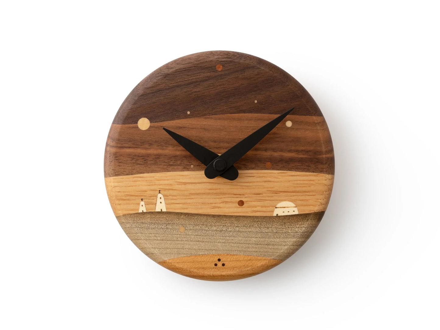 Wooden Clock and watch