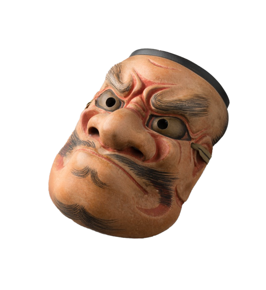 Noh Mask "O-beshimi" - Male Mask / 能面　大べし見  男面