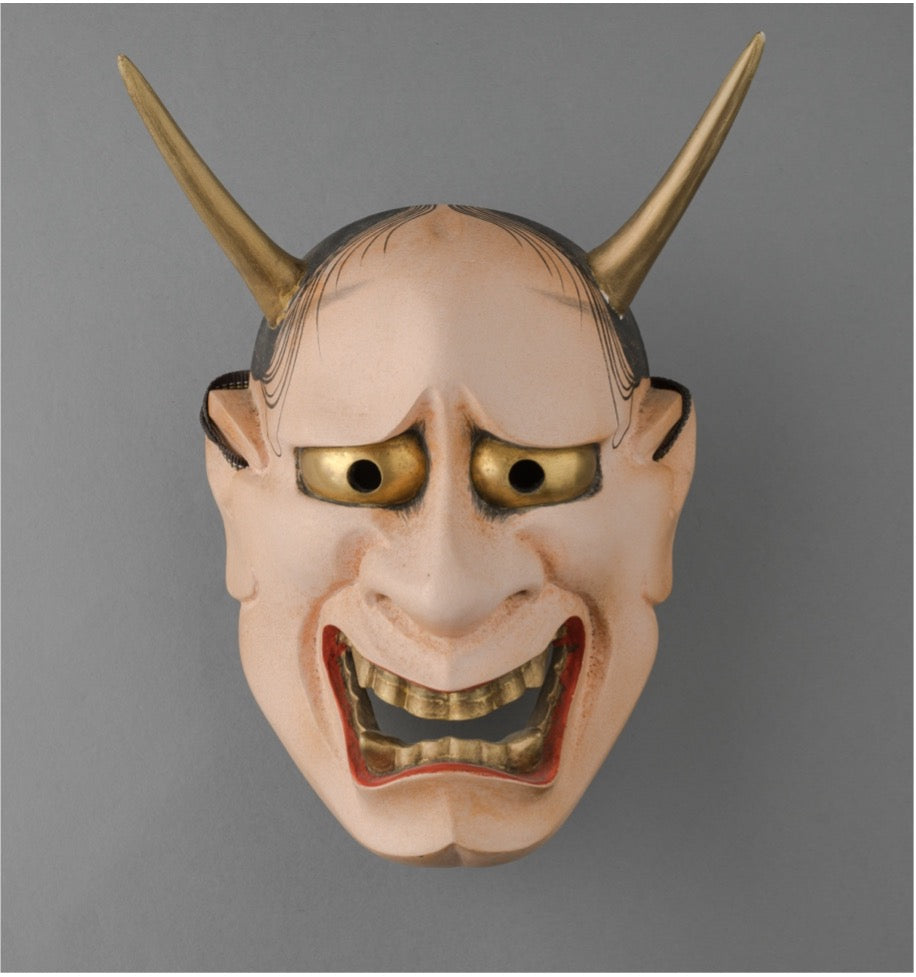 Noh mask "Hannya"  Demon face / 能面　般若  鬼面