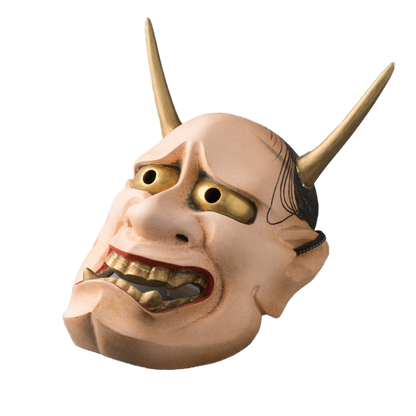 Noh mask "Hannya"  Demon face / 能面　般若  鬼面