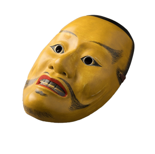 Noh Mask "Heida" - Middle-Aged Male Mask / 能面　平太(へいだ)  男面