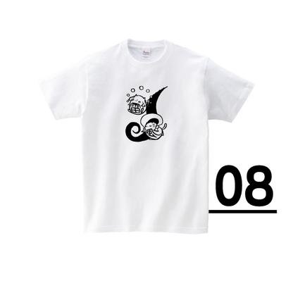 “Honkun’s Cat”  T-Shirts White