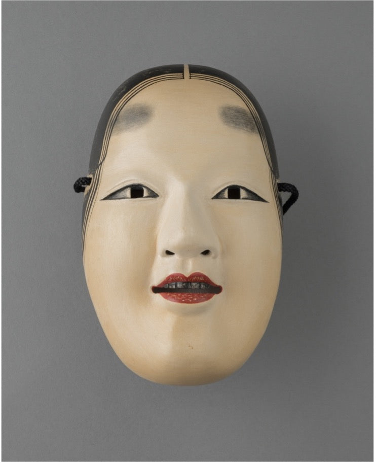 Noh Mask "Komo" - Young Female Mask / 能面　小面(こおもて)  女面