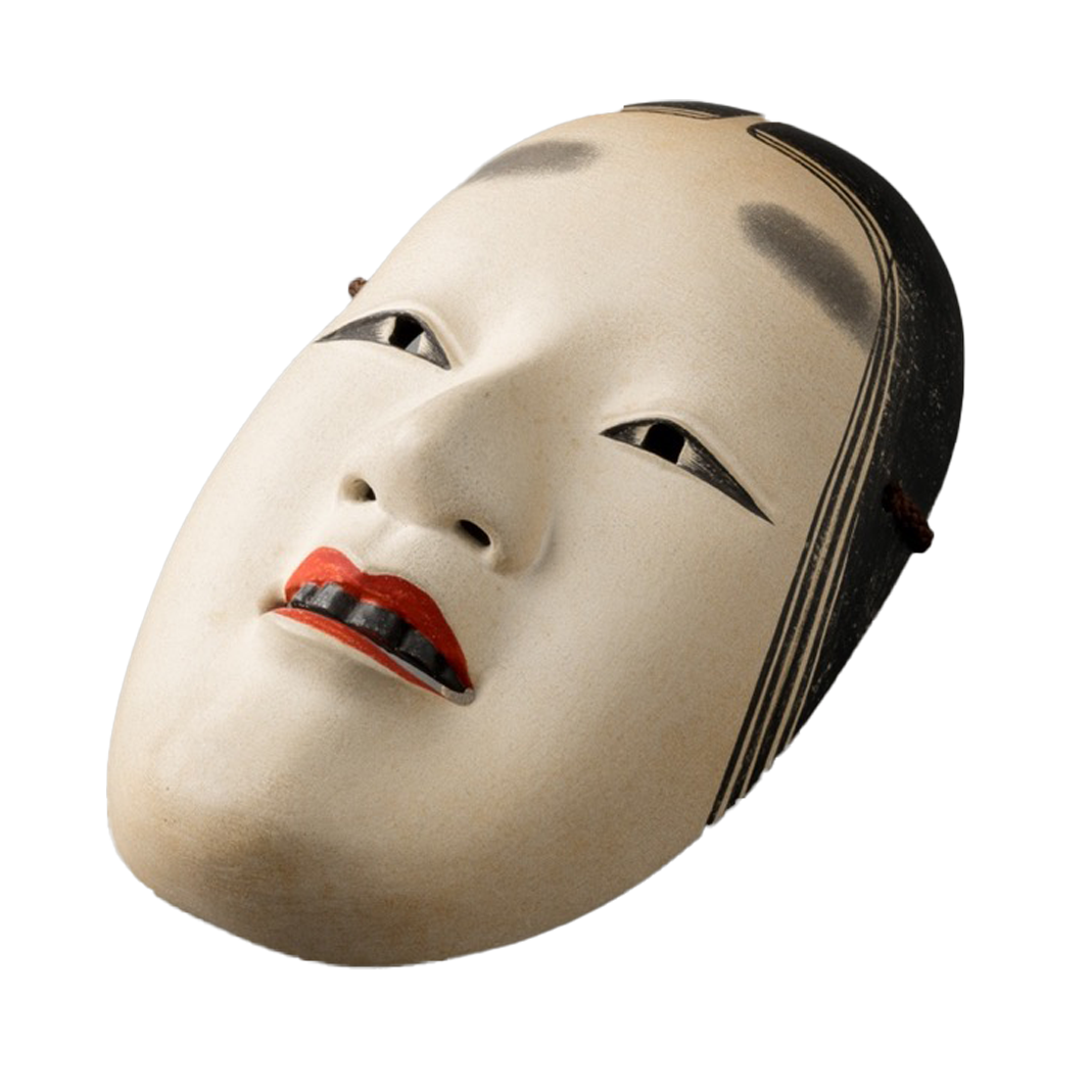 Noh Mask "Komo" - Young Female Mask / 能面　小面(こおもて)  女面