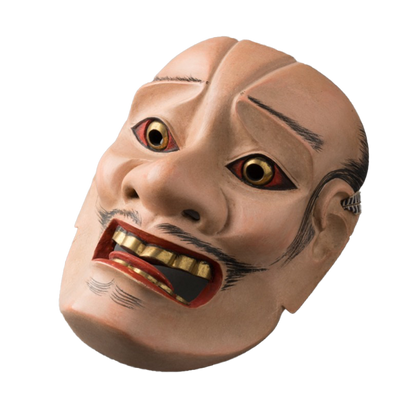 Noh mask "鷹 Taka" / 能面　鷹 男面