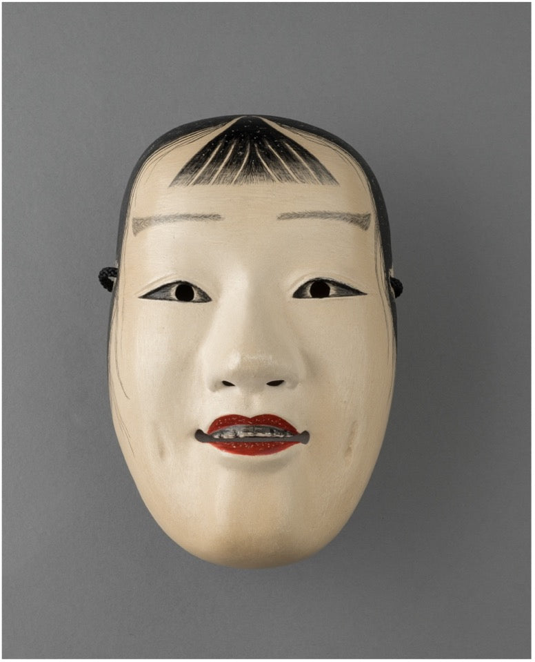 Noh Mask "O-kasshiki" - Male Mask / 能面　大喝食(おおかっしき)　 男面