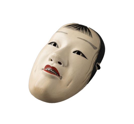 Noh Mask "O-kasshiki" - Male Mask / 能面　大喝食(おおかっしき)　 男面