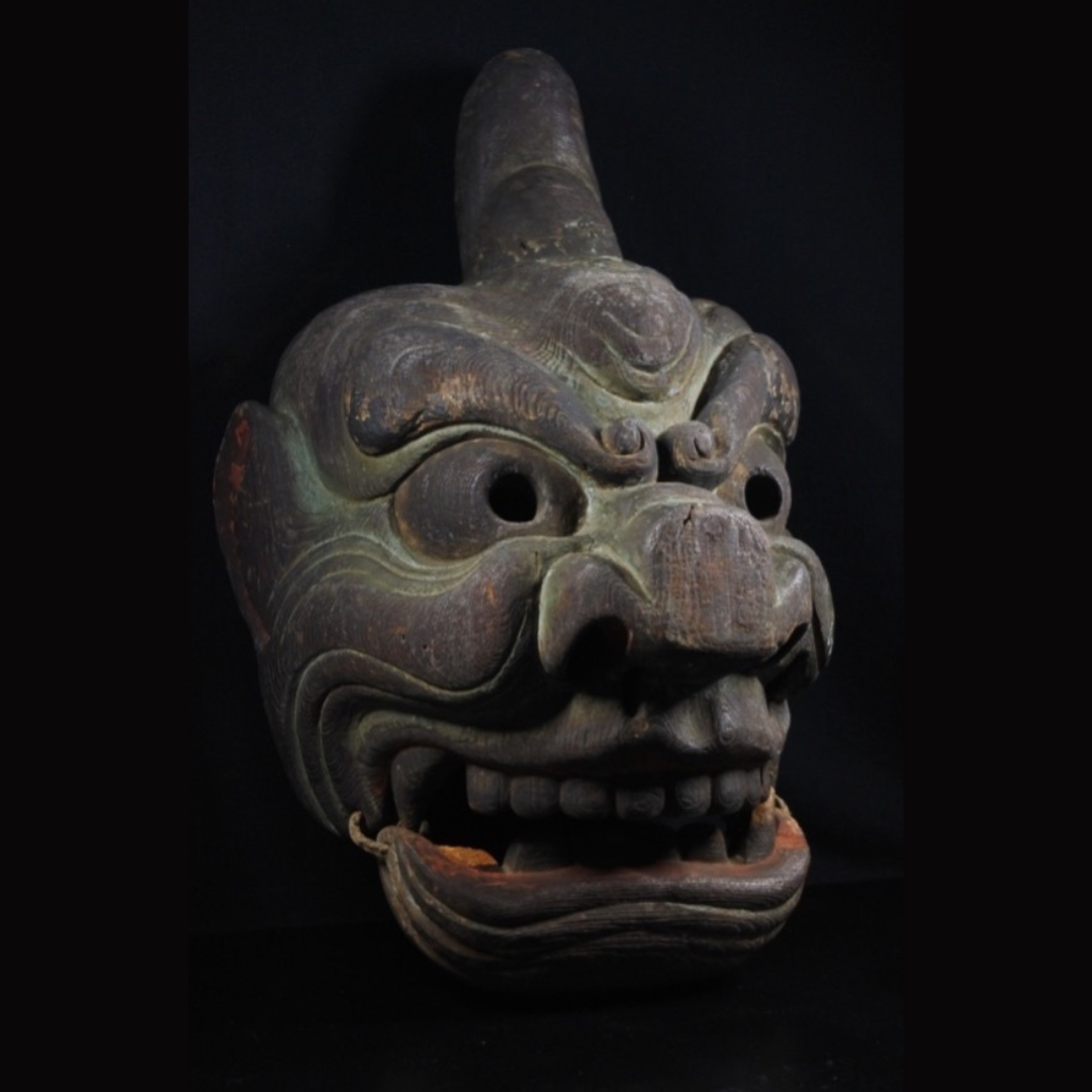 One-Horned Divine Mask 一角鬼神面