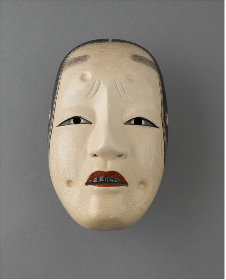 Noh Mask "Koomote" - Young Female Mask /  能面　小面(こおもて)  女面