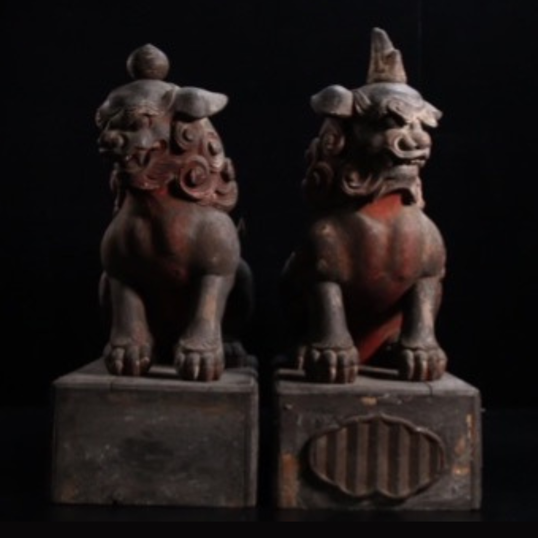 Komainu Pair : 狛犬一対