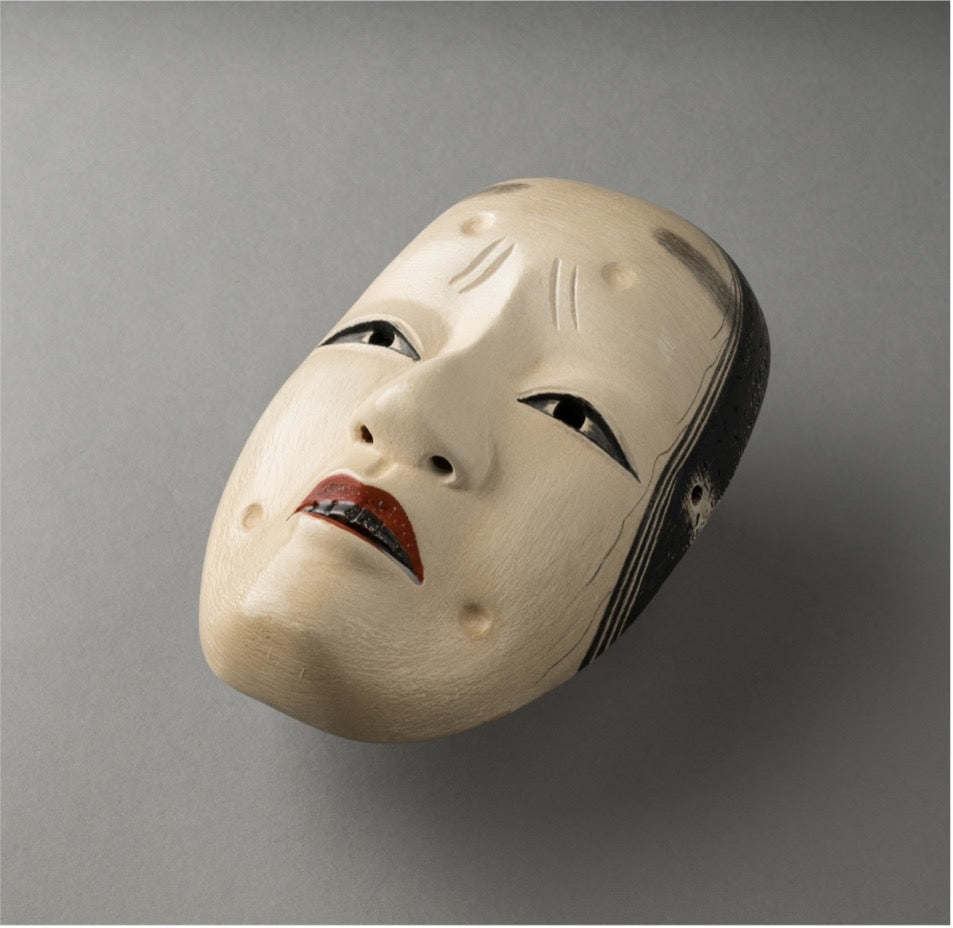 Noh Mask "Koomote" - Young Female Mask /  能面　小面(こおもて)  女面