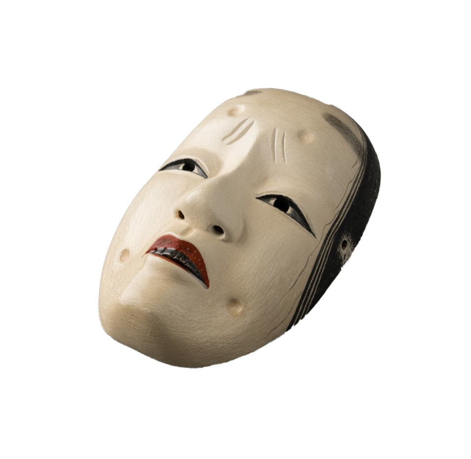 Noh Mask "Koomote" - Young Female Mask /  能面　小面(こおもて)  女面