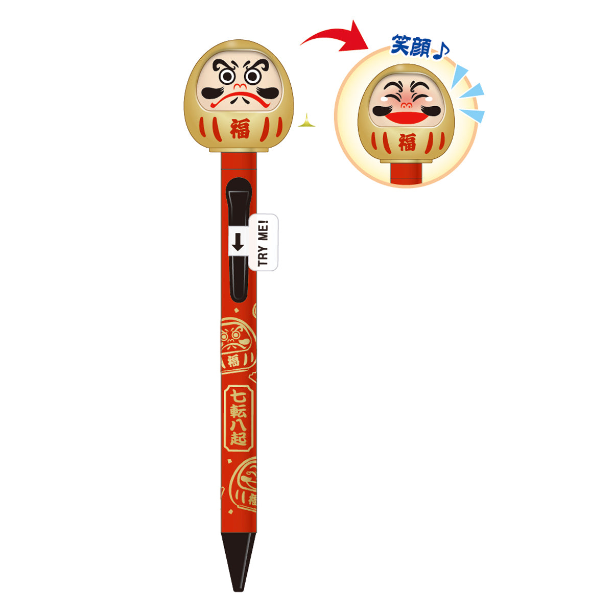 Daruma action pencil / だるまｱｸｼｮﾝﾍﾟﾝ