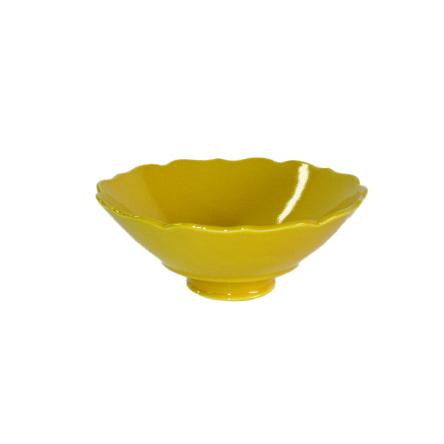 Yellow Glazed High Base with Medium Attachment黄釉高台中付