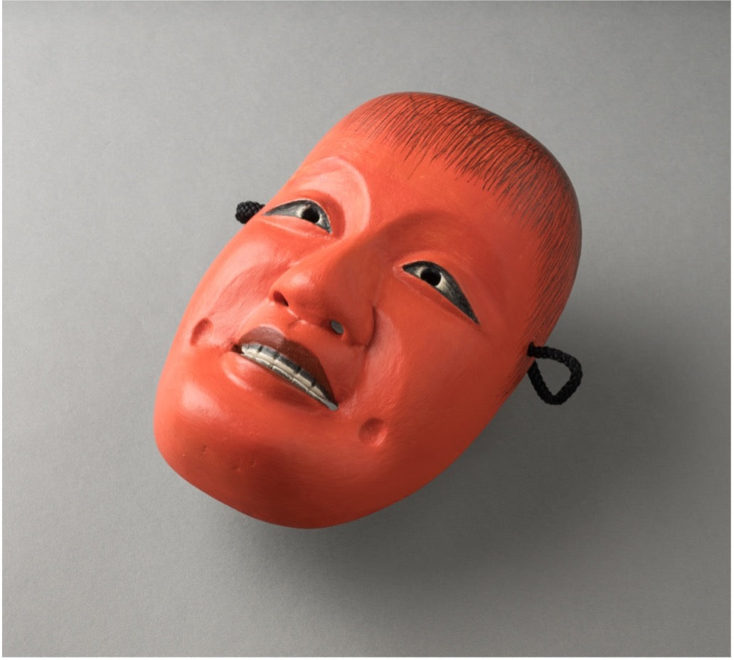 Noh mask  "Shōjō" man mask /  能面　猩々(しょうじょう)　 男面