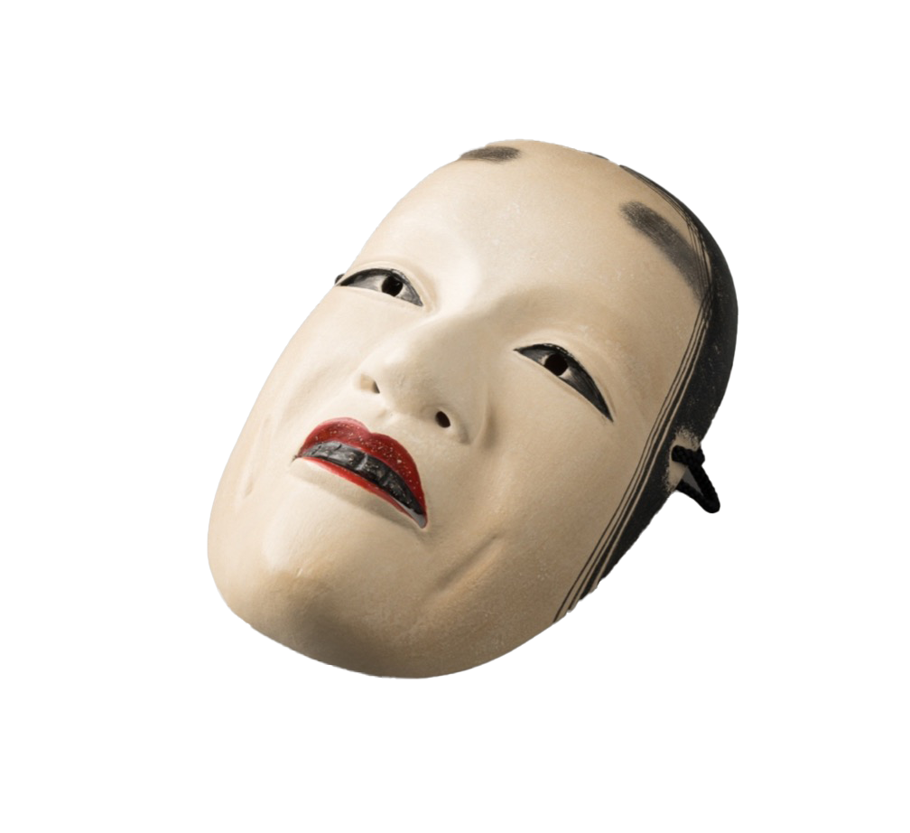 Noh Mask "Komo" - Small Female Mask / 能面　 小面(こおもて)  女面