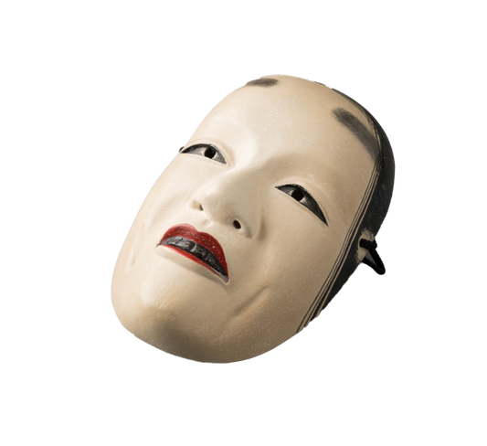 Noh Mask "Komo" - Small Female Mask / 能面　 小面(こおもて)  女面