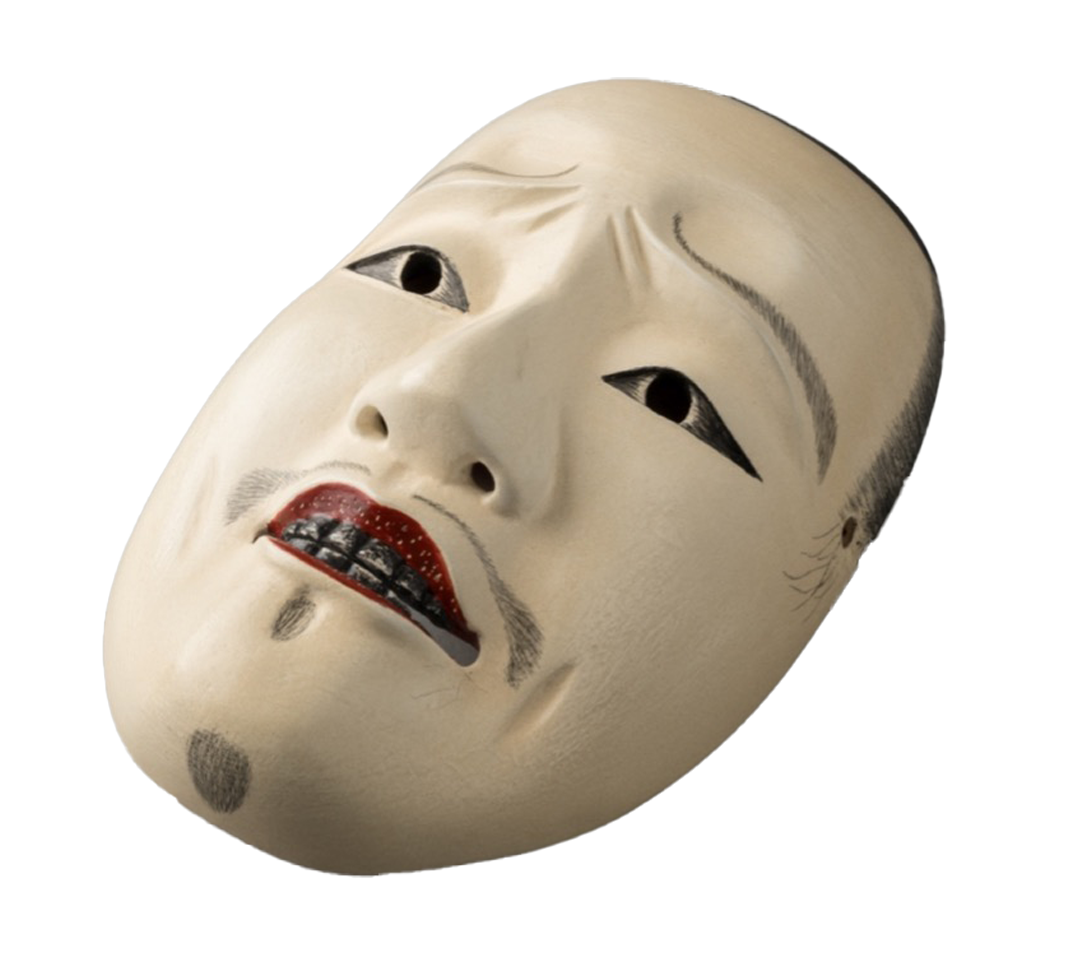 Noh Mask "Chusho" - Male Mask / 能面　 中将  男面