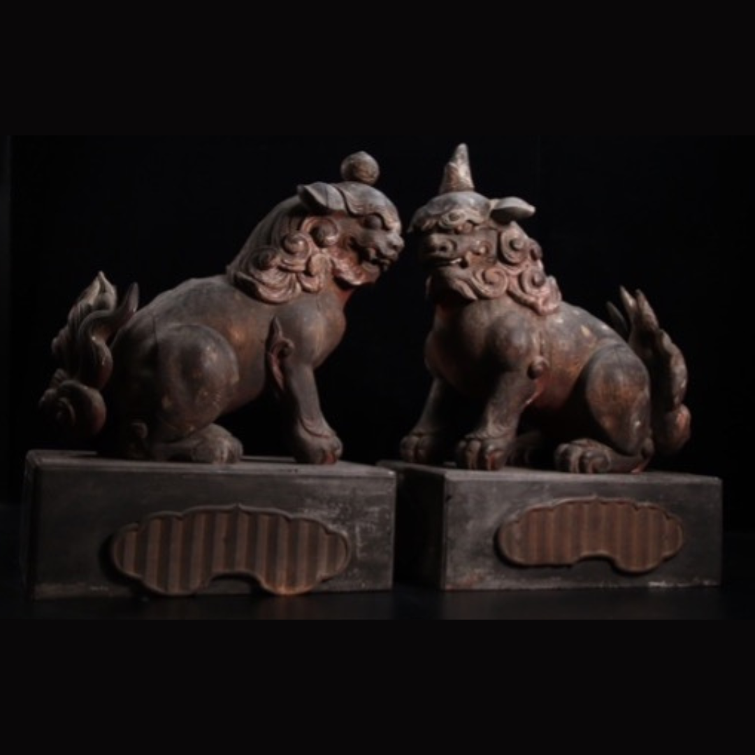 Komainu Pair : 狛犬一対