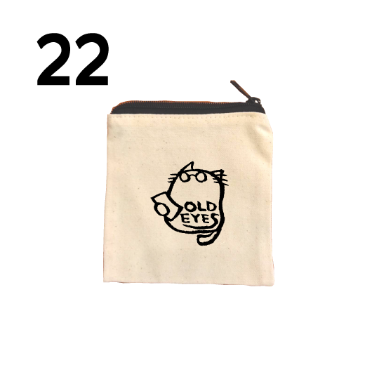 "Honkun's cat"  Square pouch