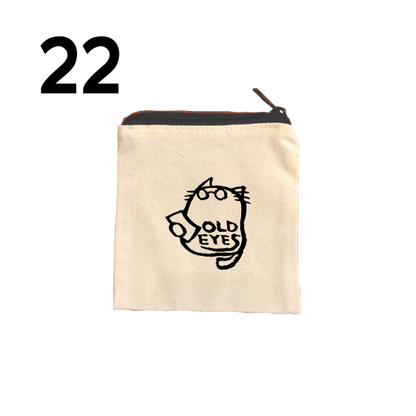 "Honkun's cat"  Square pouch