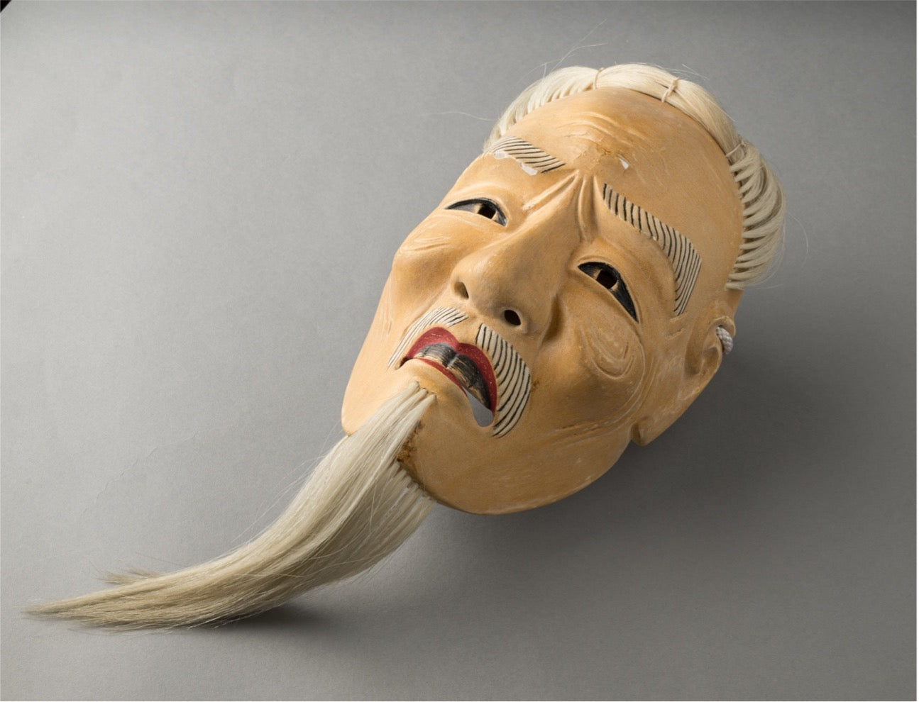 Noh Mask "Kojo" - Young Officer Mask / 能面　 小尉(こじょう)  尉面