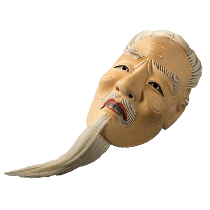 Noh Mask "Kojo" - Young Officer Mask / 能面　 小尉(こじょう)  尉面