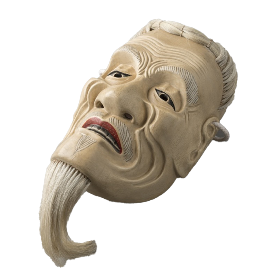 Noh mask "Ishiōjō"  / 能面　石王尉(いしおうじょう)  尉面