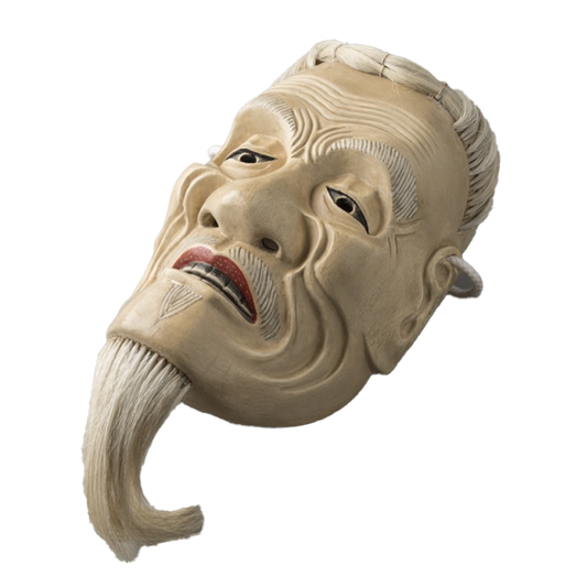 Noh mask "Ishiōjō"  / 能面　石王尉(いしおうじょう)  尉面