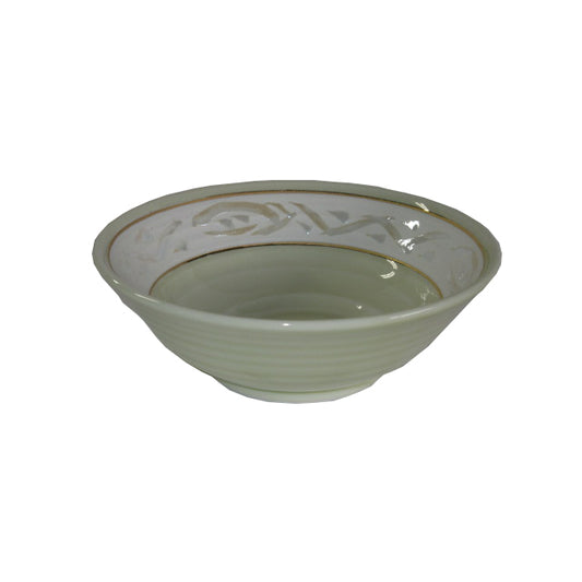 Nishiki Pearl Stacked Rim Medium Bowl　錦パール段反中鉢