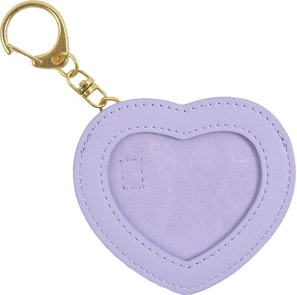 Heart-Shaped Can Badge Keychain