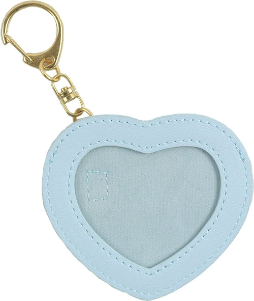 Heart-Shaped Can Badge Keychain